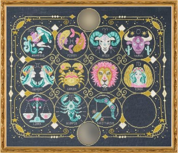 Zodiac Signs Part 11 - Cross Stitch Pattern