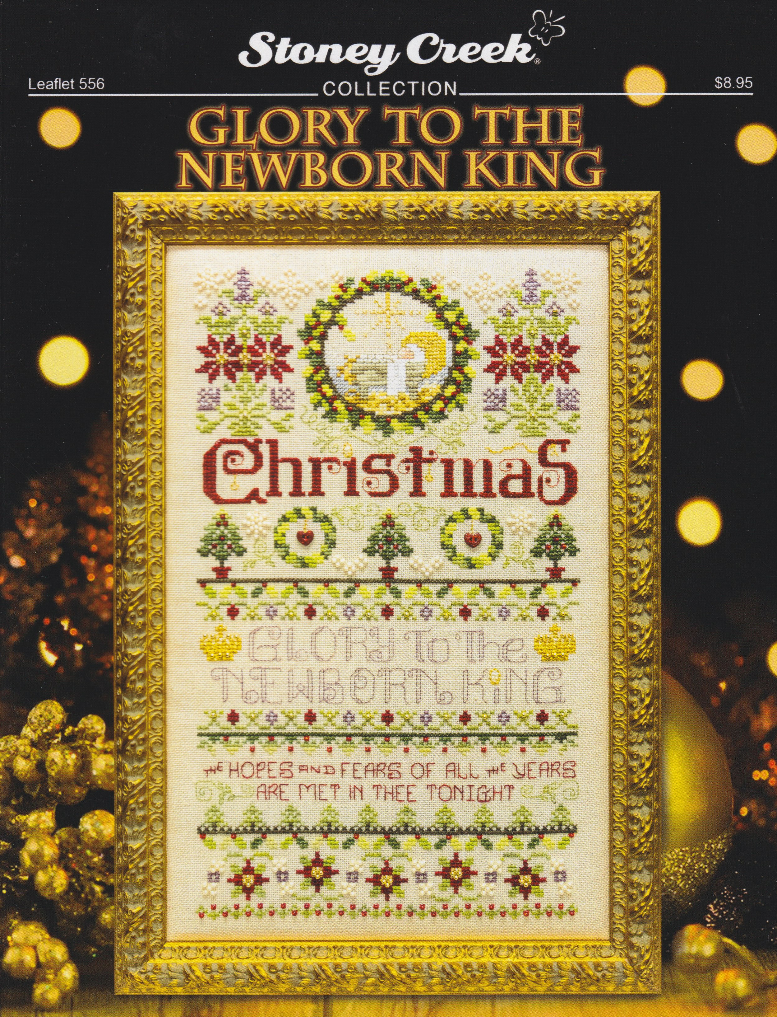Glory To The Newborn King - Cross Stitch Pattern