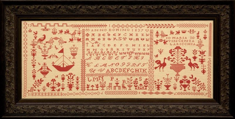 Maria Vincenza Lariccha 1837 - Cross Stitch Pattern