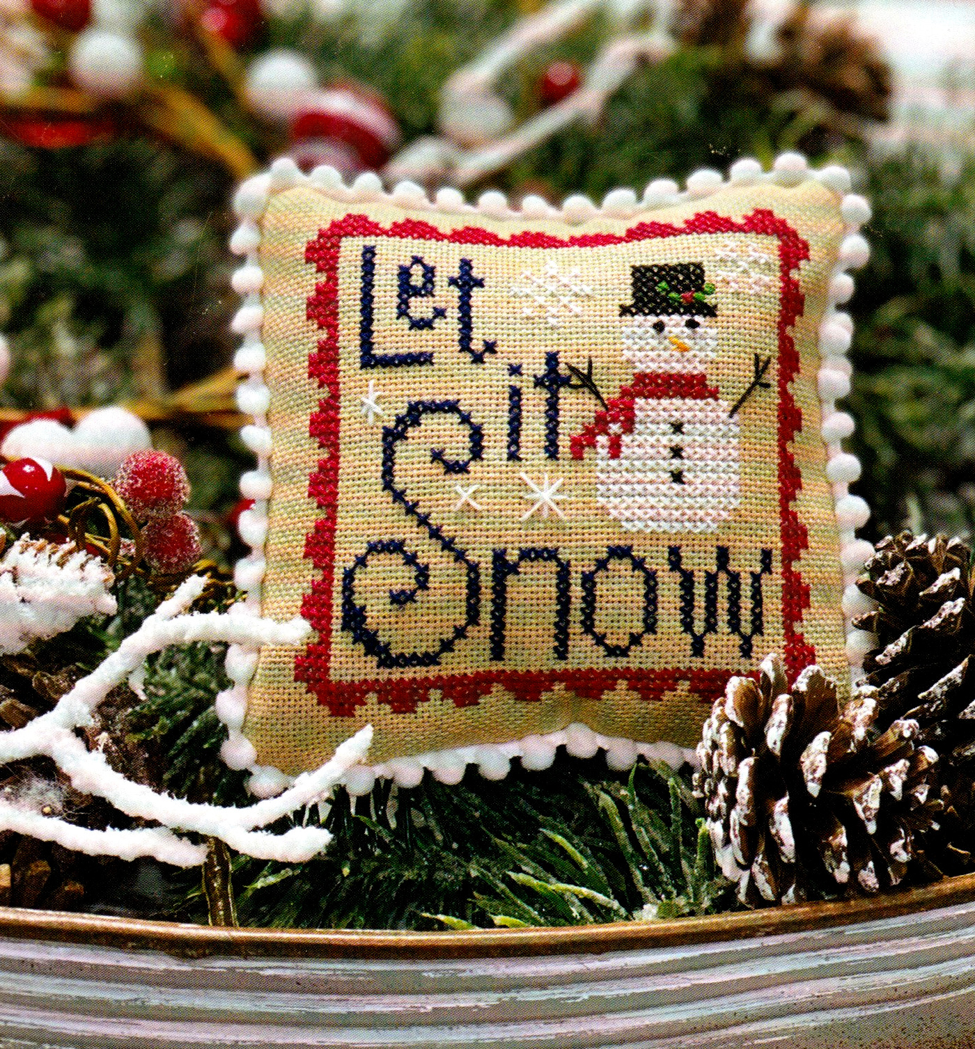 Let it Snow - Cross Stitch Pattern