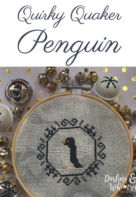 Quirky Quaker - Penguin - Cross Stitch Pattern