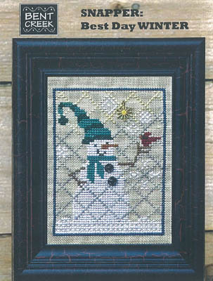 Best Day Winter Snapper - Cross Stitch Pattern