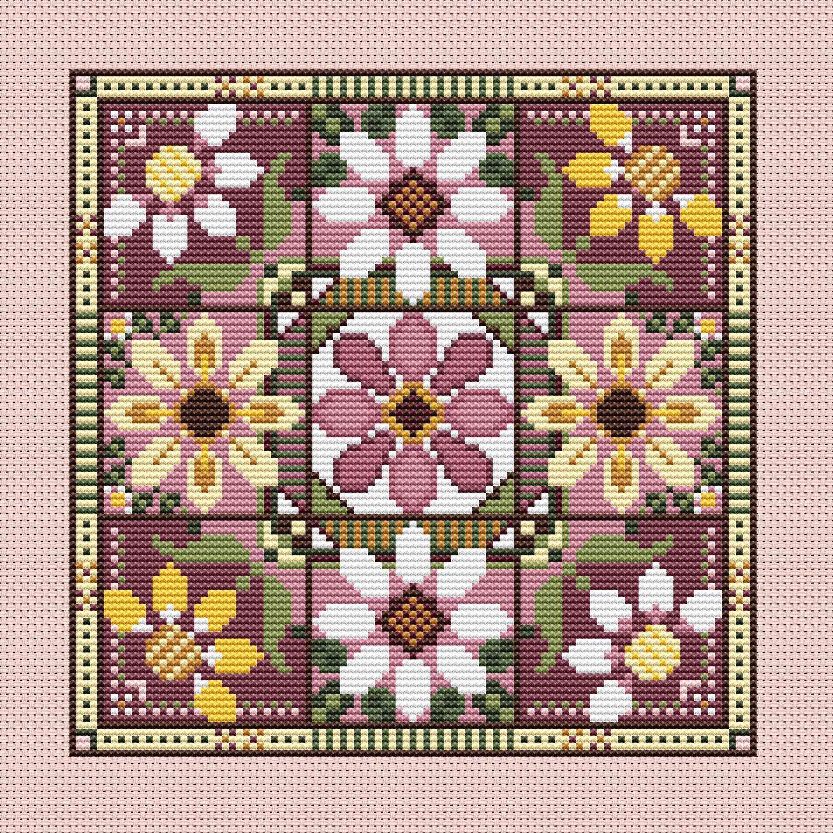 Daisy Chain - Cross Stitch Pattern