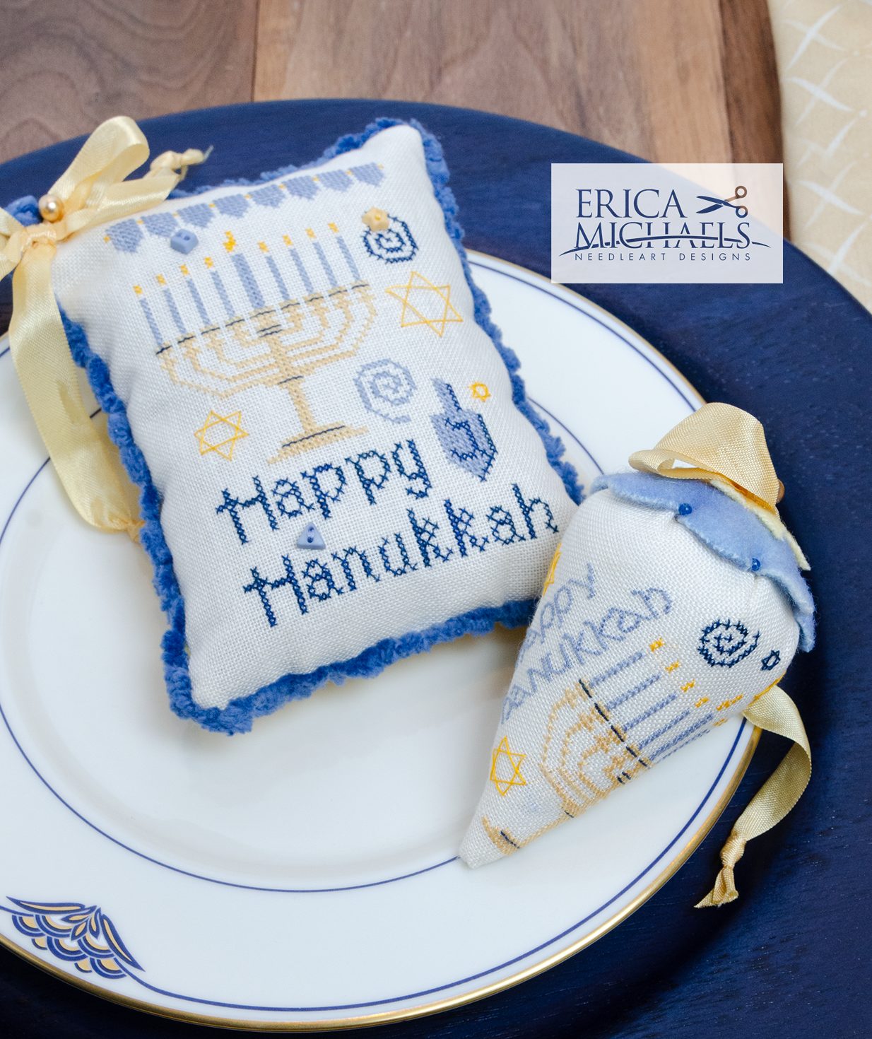 Happy Hanukkah - Cross Stitch Pattern