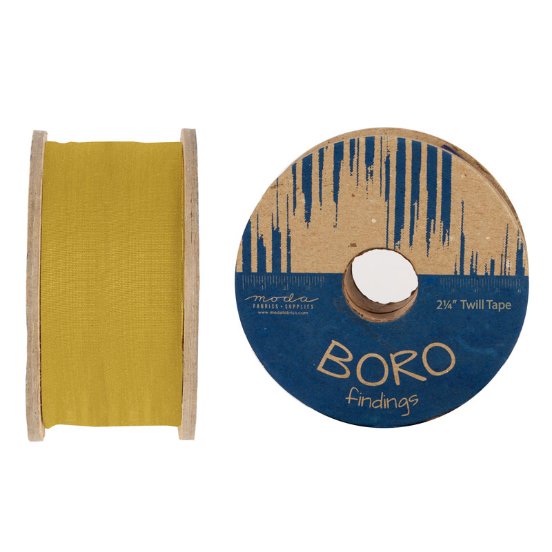 Boro Trim Twill Tape 2.25" Flax - 25 yards