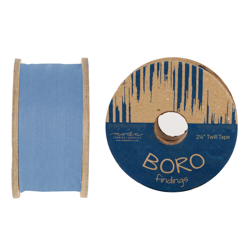 Boro Trim Twill Tape 2.25" Chambray - 25 yards