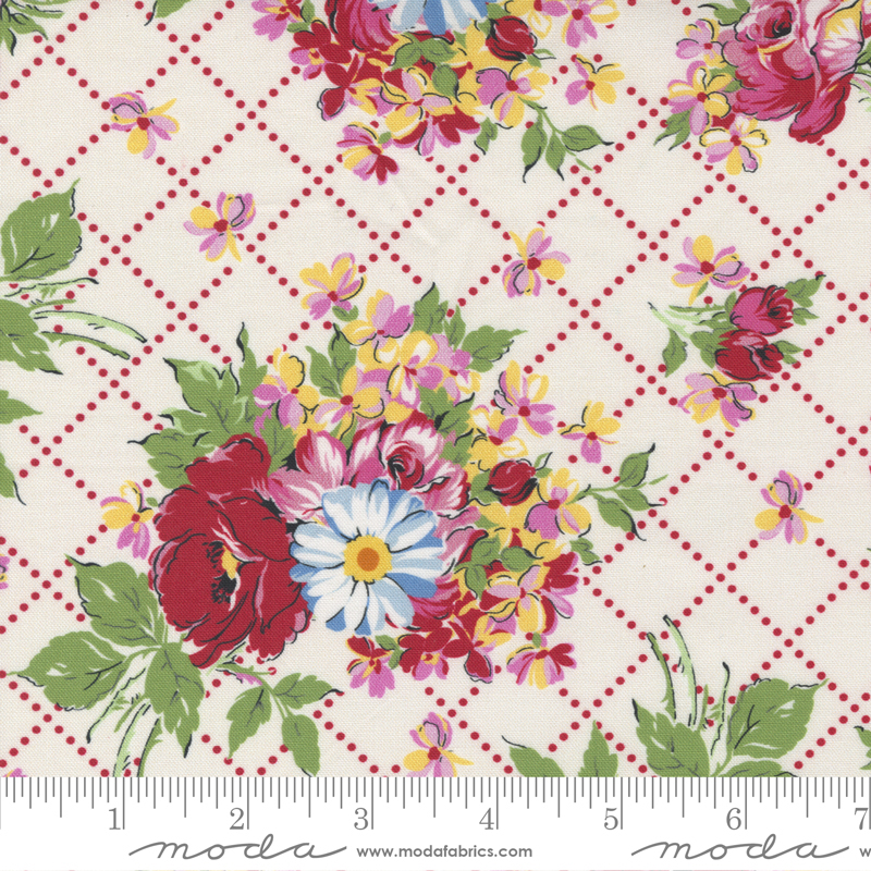 Picture Perfect Ivory - Big - Quilt Fabric