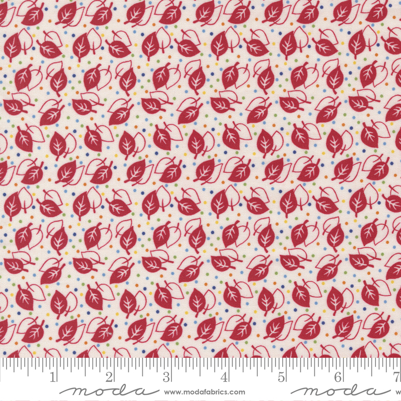 Picture Perfect Ivory Red - Ditsy - Quilt Fabric