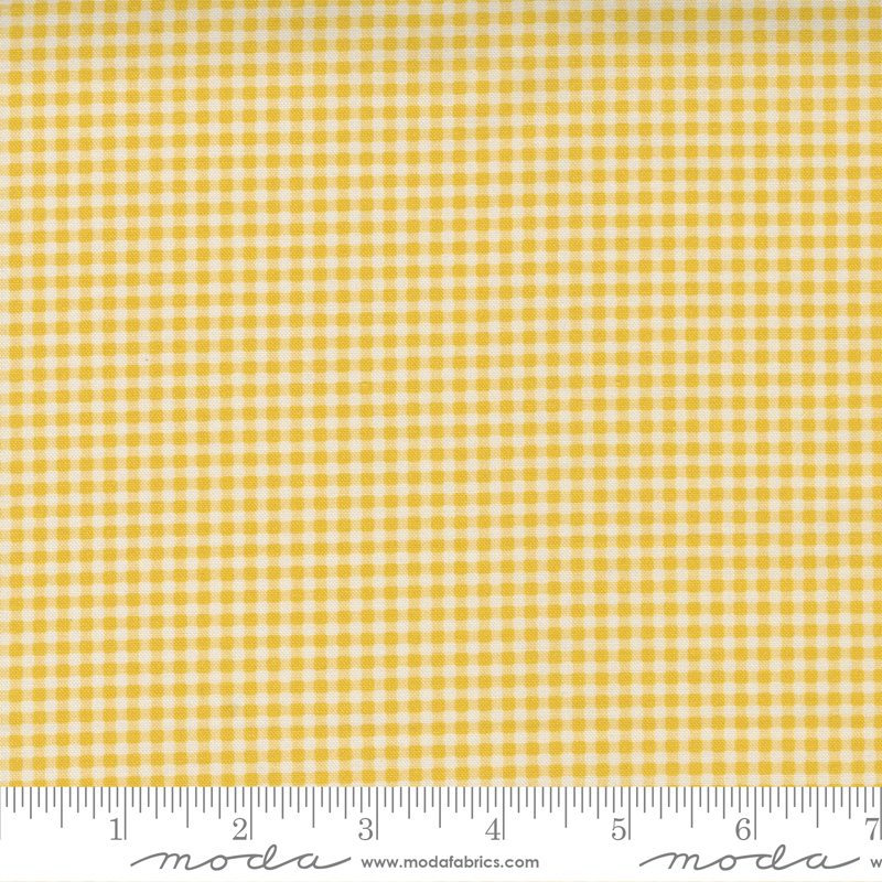 Picture Perfect Yellow - Gingham - Quilt Fabric