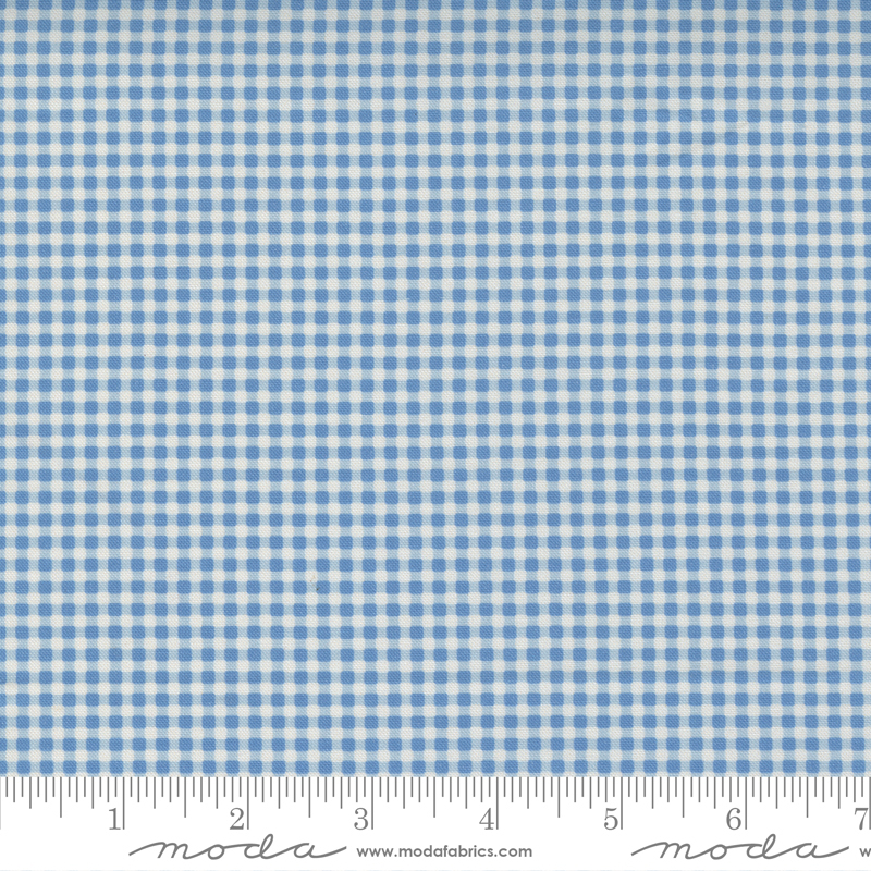Picture Perfect Light Blue - Gingham - Quilt Fabric