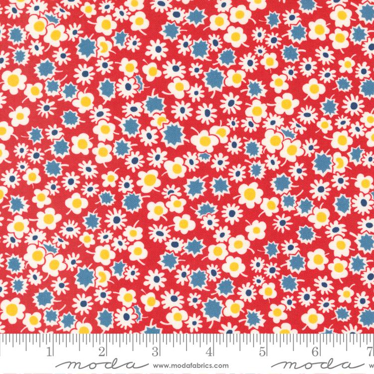 Sweet Melodies Red - Quilt Fabric