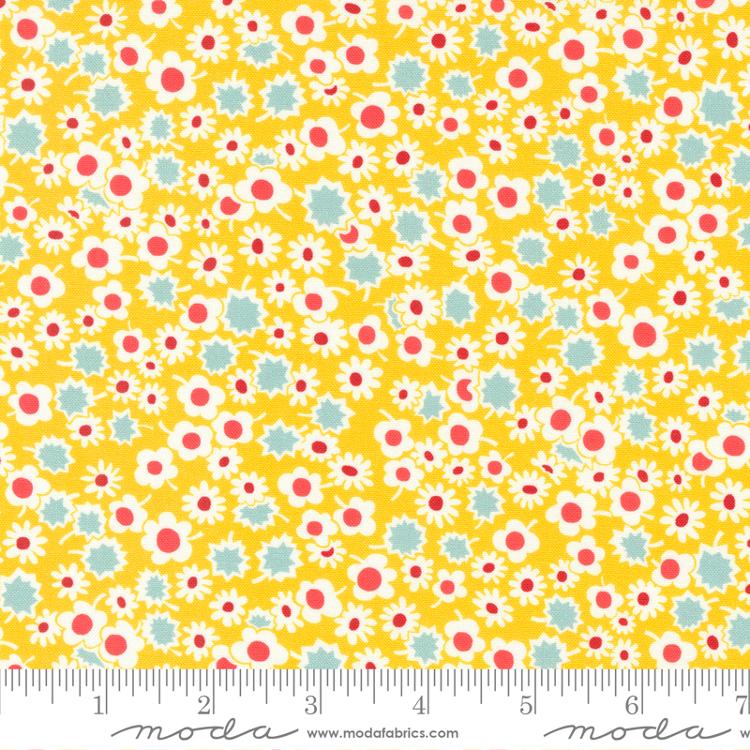 Sweet Melodies Yellow - Quilt Fabric
