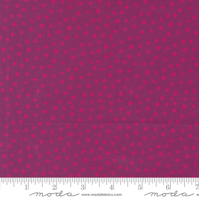 Flower Patches Dots - Jam - Quilt Fabric