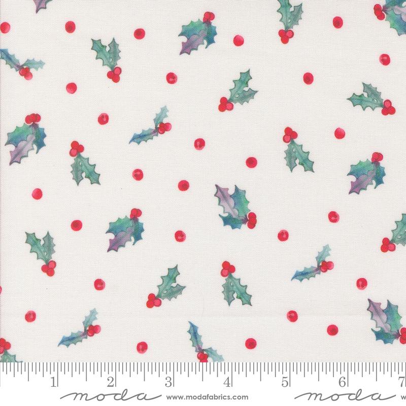 Love And Cheer Dots Snowflake - Christmas Quilt Fabric