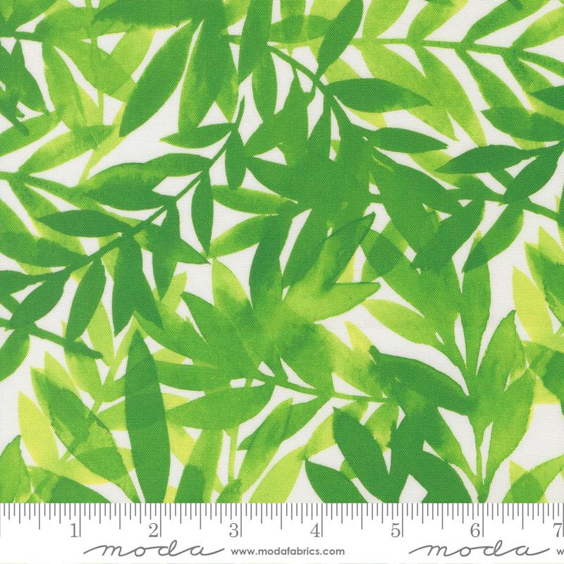 Radiant Leaf Grass - Quilt Fabric