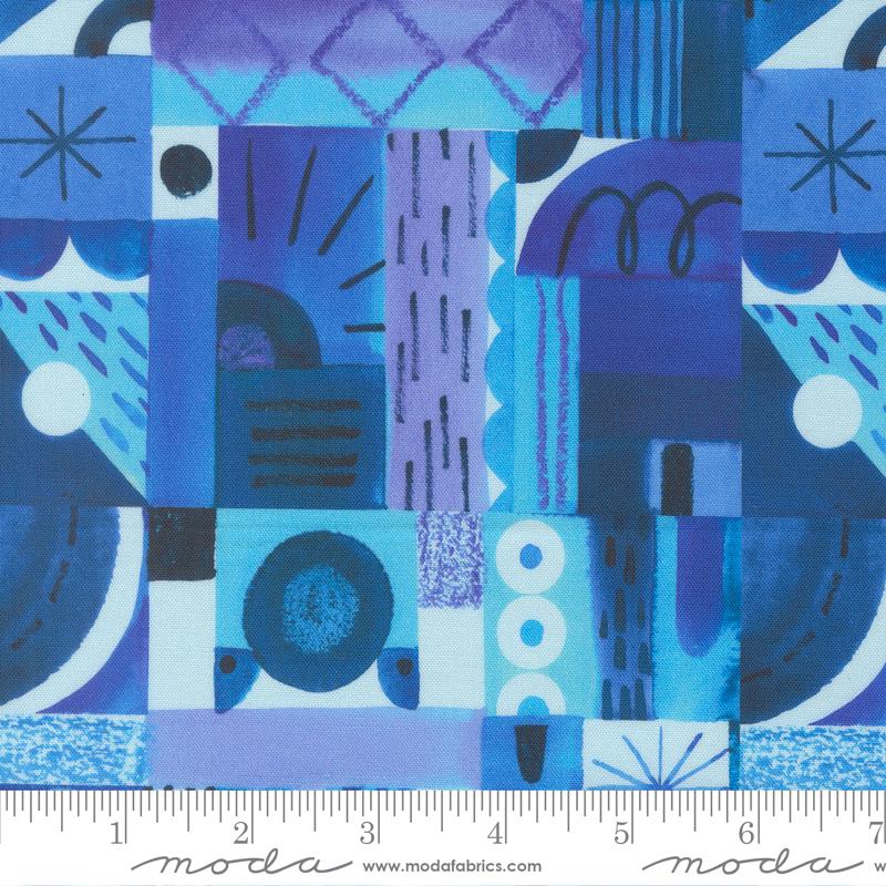 Radiant Retro Sky - Quilt Fabric