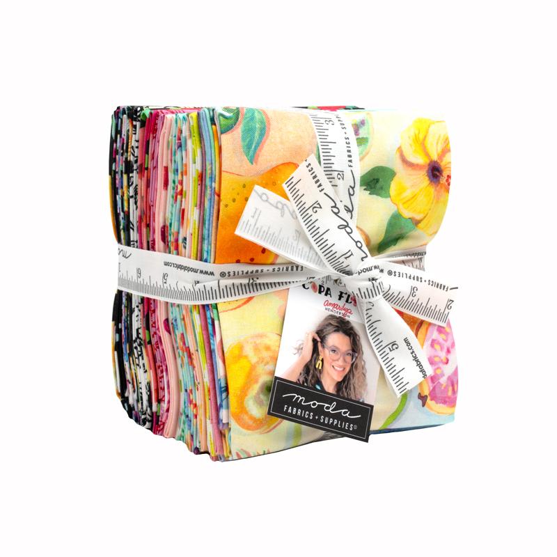 Copa Flora - Fat Quarter Bundle, zoomed in. Select this picture to zoom back out.