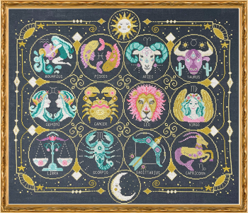 Zodiac Signs 13 - Cross Stitch Pattern