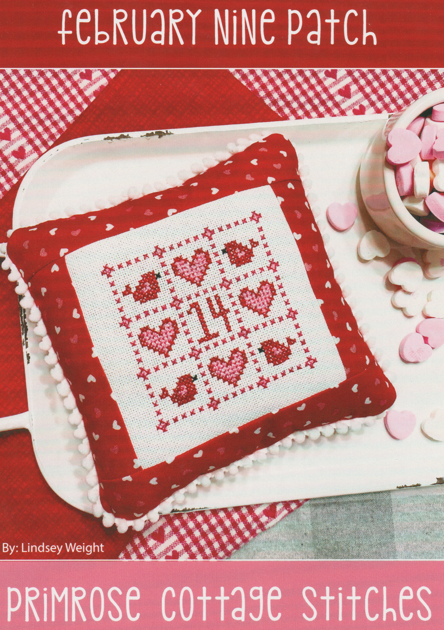 February Nine Patch - Cross Stitch Pattern