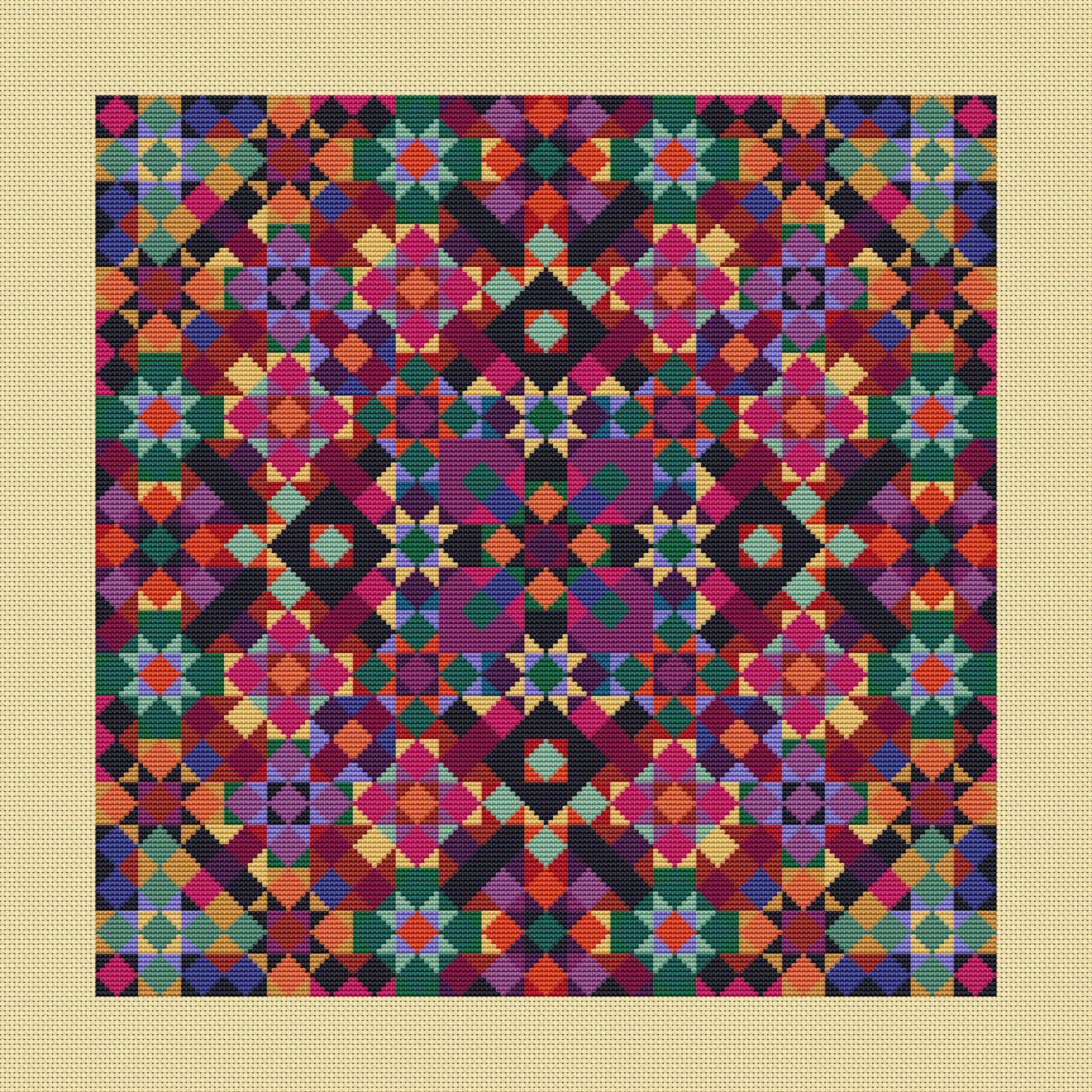 Bohemian Bliss - Cross Stitch Pattern