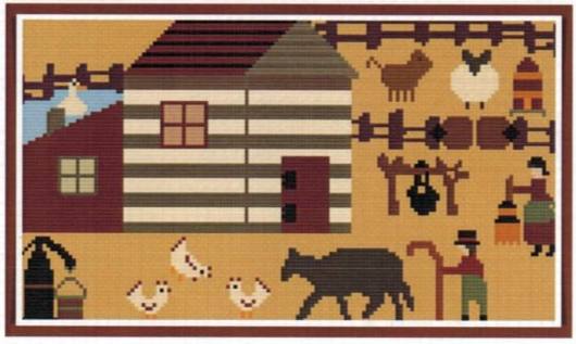 Farm - Cross Stitch Pattern