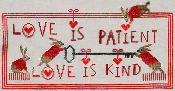 Love Is Patient, Love Is Kind - Cross Stitch Pattern