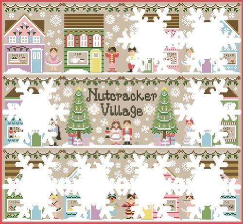 Nutcracker Village #3 - Chinese Tea Room - Pattern