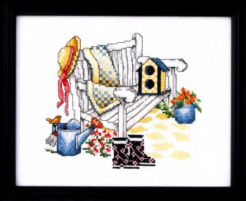 Garden Bench - Cross Stitch Pattern