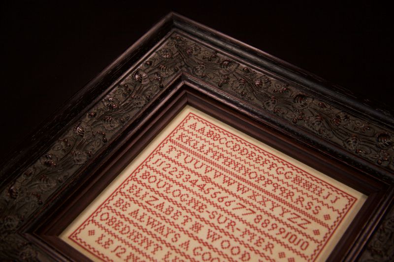 Elizabeth Wood 1850 - Cross Stitch Pattern