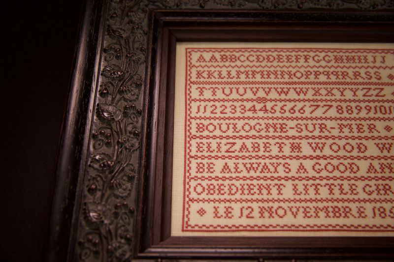 Elizabeth Wood 1850 - Cross Stitch Pattern