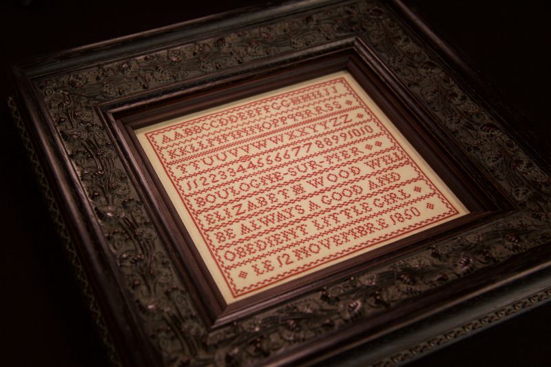 Elizabeth Wood 1850 - Cross Stitch Pattern
