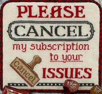 Your Issues - Cross Stitch Pattern