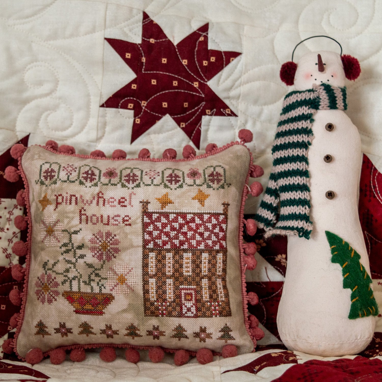 Pinwheel House - Cross Stitch Pattern