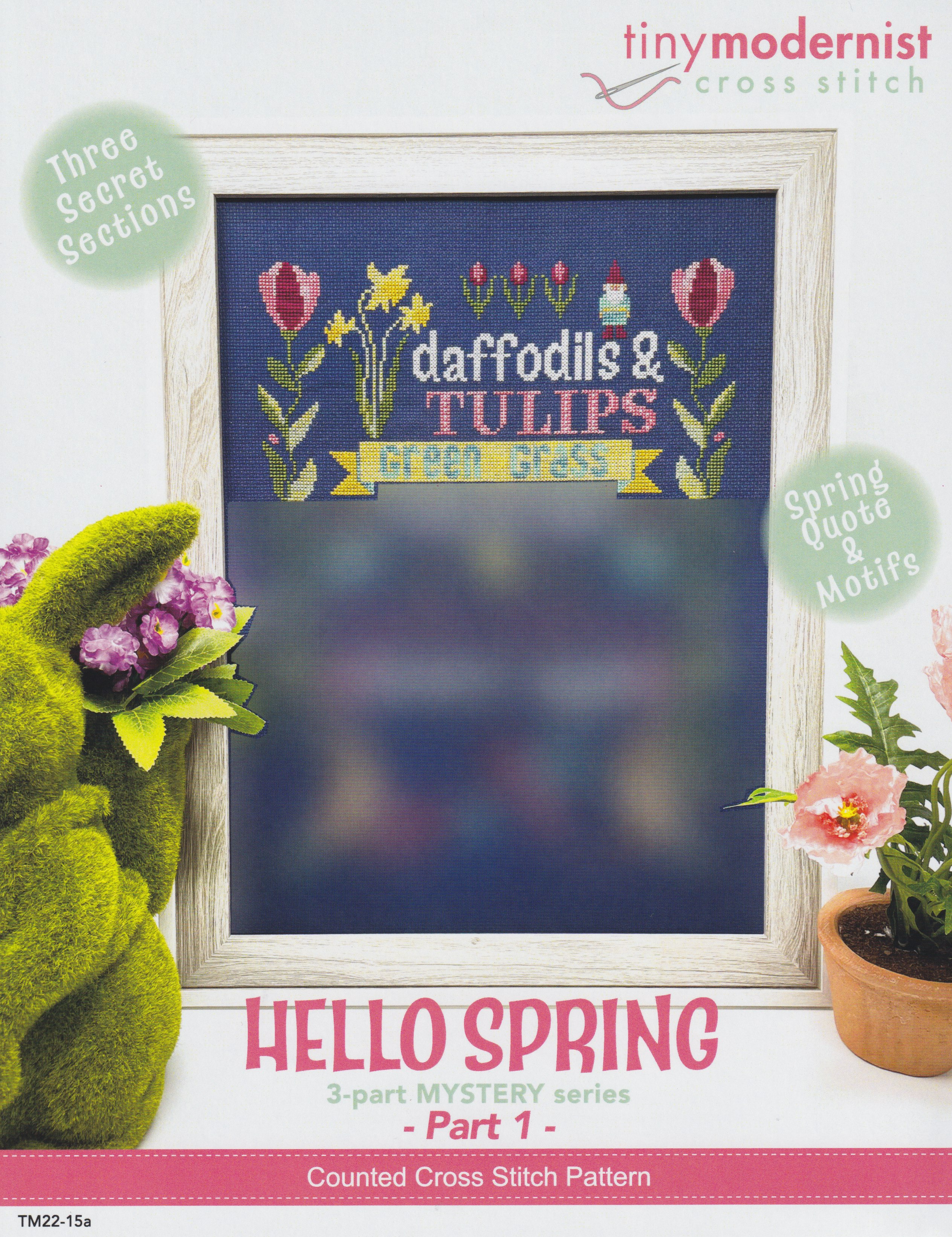Hello Spring 1 - Cross Stitch Pattern