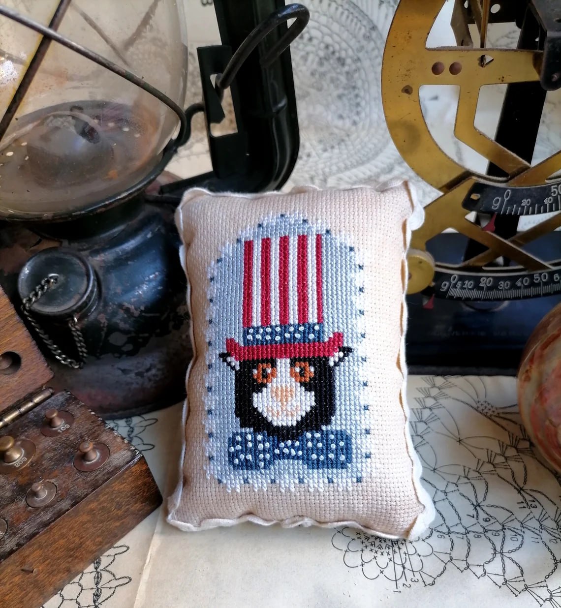 Patriotic Ornament Book 2022 - Cross Stitch Pattern