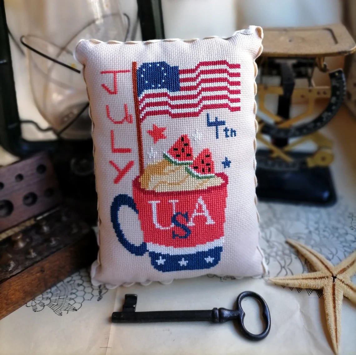 Patriotic Ornament Book 2022 - Cross Stitch Pattern