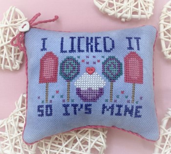 I Licked It So It's Mine - Cross Stitch Pattern