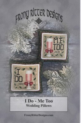 I Do - Me Too Wedding Pillows - Cross Stitch Pattern