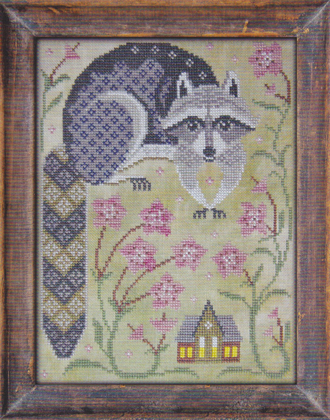 Year in the Woods #4 - The Raccoon - Cross Stitch Pattern