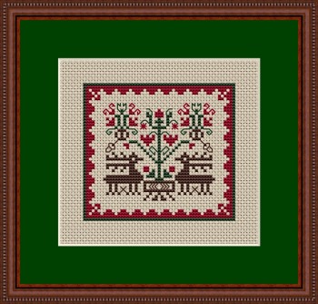 Mini Christmas Reindeer - Cross Stitch Pattern