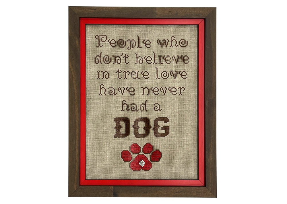Dog's True Love - Cross Stitch Pattern