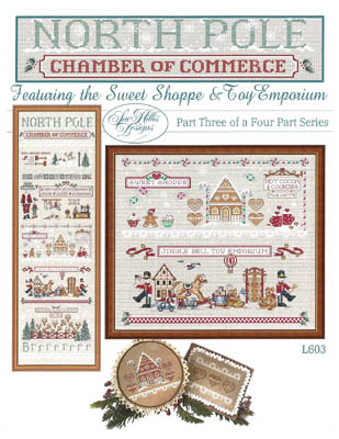 North Pole 3 - Sweet Shop & Toy Emporium - Cross Stitch