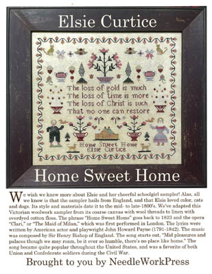 Elsie Curtice 1800s - Cross Stitch Pattern