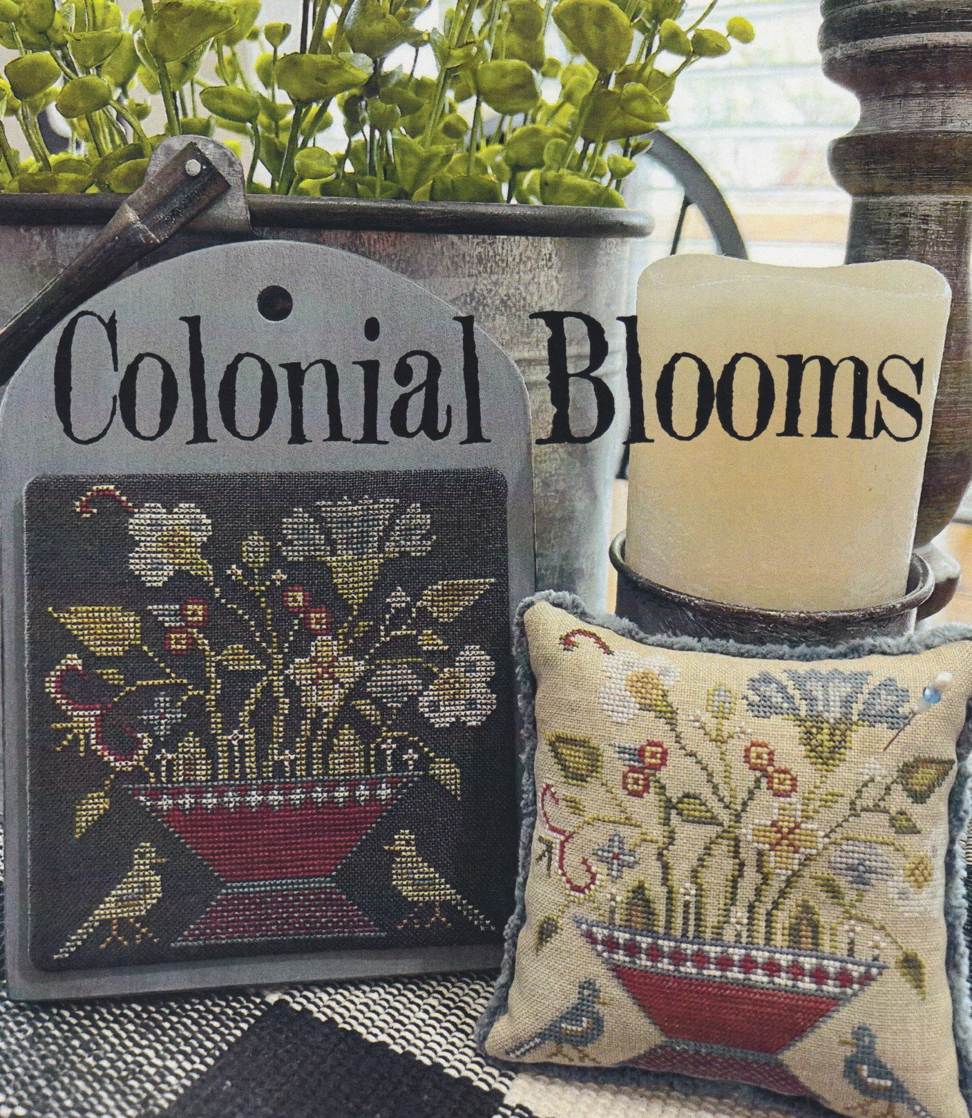 Colonial Blooms - Cross Stitch Pattern