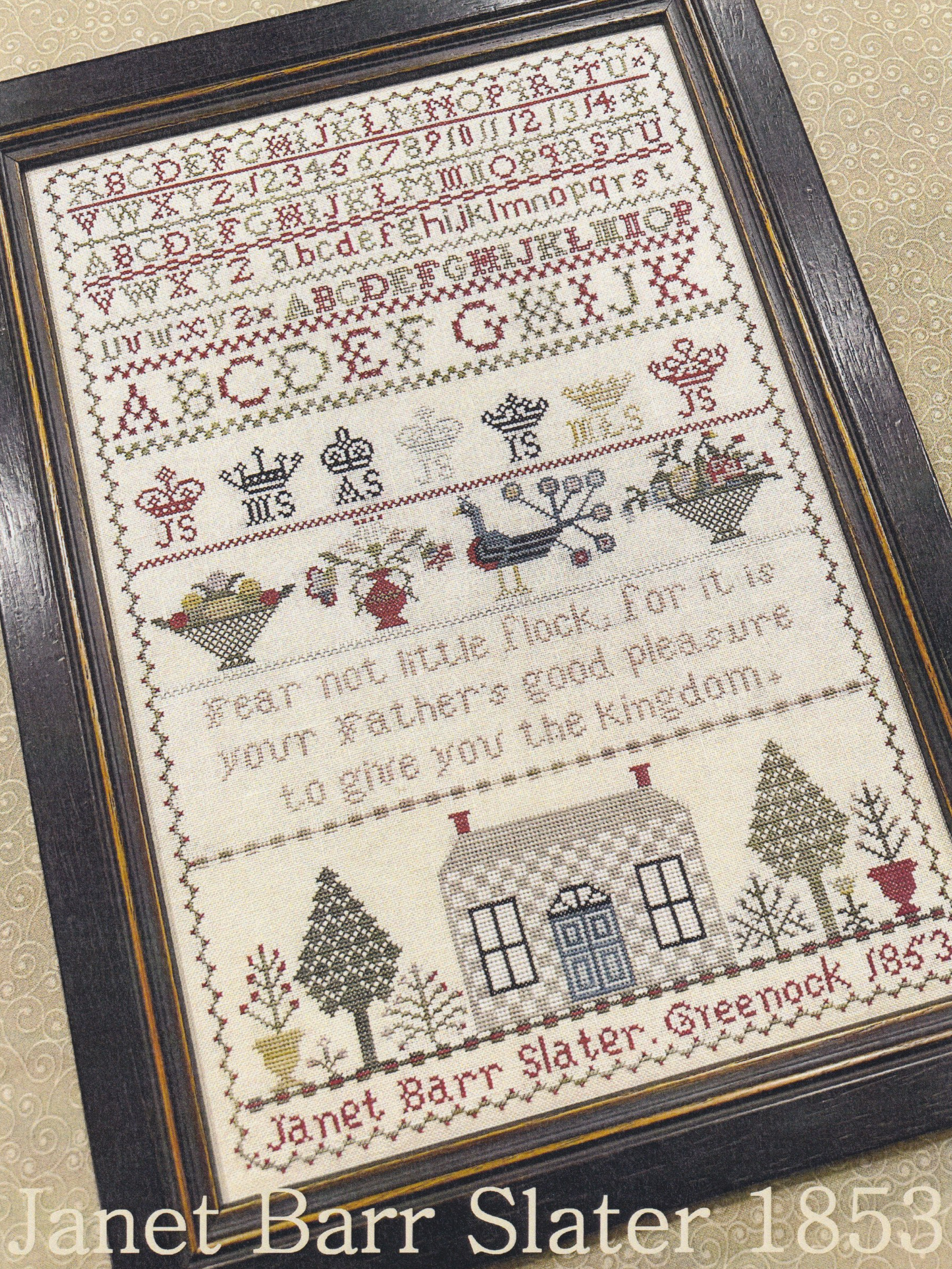 Janet Barr Slater 1853 - Cross Stitch Pattern
