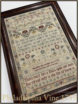 Philadelphia Vine 1755 - Cross Stitch Pattern