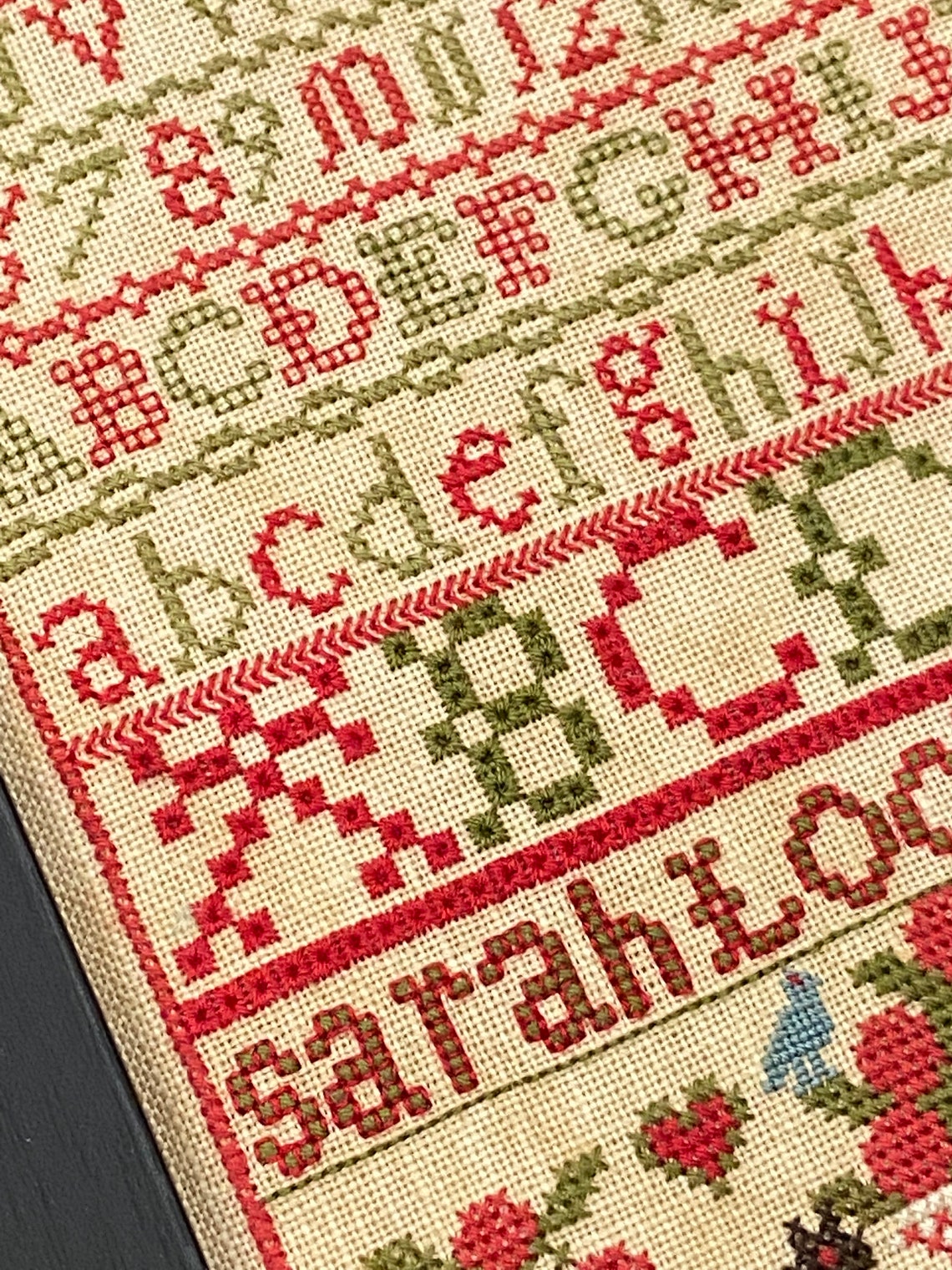 Miss Sarah Lockhart 1845 - Cross Stitch Pattern
