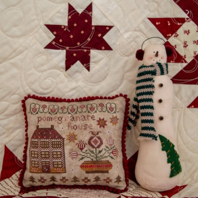 Pomegranate House #7 - Cross Stitch Pattern