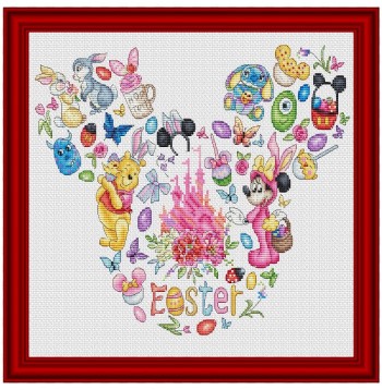 Happy Easter - Cross Stitch Pattern