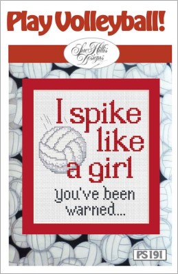 Play Volleyball - Cross Stitch Pattern
